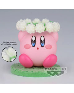 BANPRESTO : Kirby : Fluffy Puffy Mine ver.B - Kirby with Flower Crown BANDAI 19528