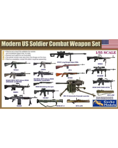 1/35 Modern US Soldier Combat Weapon Set Gecko Models 35GM0082