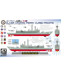 1/700 US Navy Oliver Hazard Perry Class Frigate AFV-Club 70007