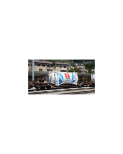H0m RhB Containerdraagwagen Sb-v 7721 met strooizoutcontainer "Taufix", tijdperk VI - Bemo 2289 141 Bemo 2289141