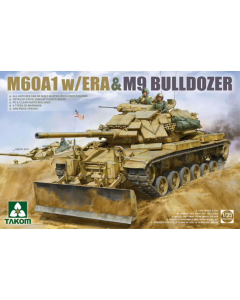 1/35 US M60A1 w/ERA & M9 Bulldozer Takom 2142