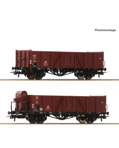 H0 2-delige set goederenwagens DB Roco 76289