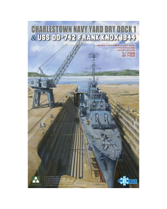 1/700 Charlestown Dry Dock & USS DD-742 Frank Knox Takom SP7058