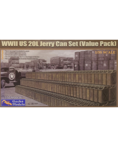 1/35 WWII US 20L Jerry Can Set (Value pack) Gecko Models 35GM0036