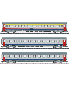 H0 SNCB/NMBS Set Passagiersrijtuigen EC 90 Vauban, 3-delig Marklin 43523