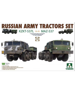 1/72 Russian Army Tractors Set: KZKT-537L & MAZ-537 Takom 5003