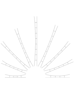 H0 Universeel rijdraad 140 - 160 mm, 5 stuks Viessmann 4150