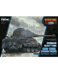 CartoonMod German Heavy Tank King Tiger (porsche Turret) Meng WWT003