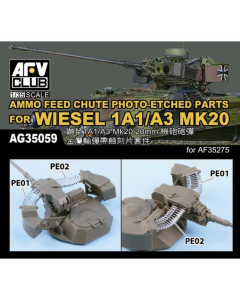 1/35 Ammo Feed Chute for Wiesel 1A1/A3 MK20, photo-etched parts AFV-Club AG35059