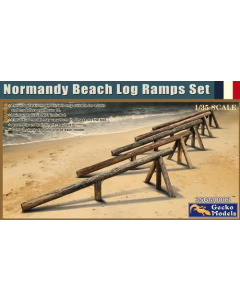 1/35 Normandy Beach Log Ramps Set Gecko Models 35GM0083