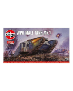 1/76 WWI Male Tank Mk.I Airfix 01315V