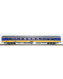 H0 NS ICRm Amsterdam - Breda fur den Innenlandseinsatz Reisezugwagen Apmz10 (Gelb / Blau) ExactTrain 11015