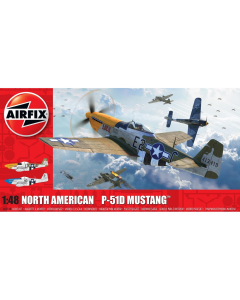 OUTLET - 1/48 North American P-51D Mustang (Filletless Tails) Airfix 05138