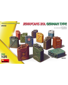 1/24 Jerrycans 20L, German Type MiniArt 24002