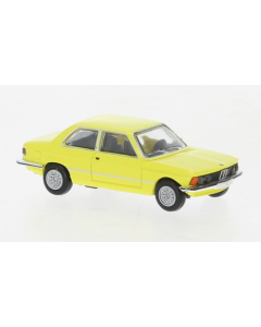 H0 BMW 323i, light yellow 1975 Brekina 24302