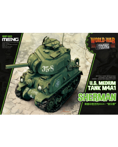 CartoonMod U.S.Medium Tank M4A1 Sherman Meng WWT002