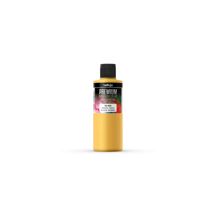 Vallejo 63042 Metallic Yellow 200 ml